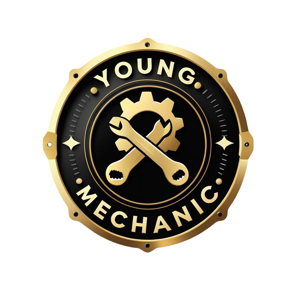 young mechanic logo